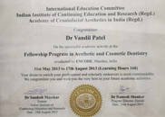 aesthetic and cosmetic dentistry cerificate